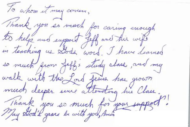 Handwritten note — A deeper walk. A typed excerpt follows.
